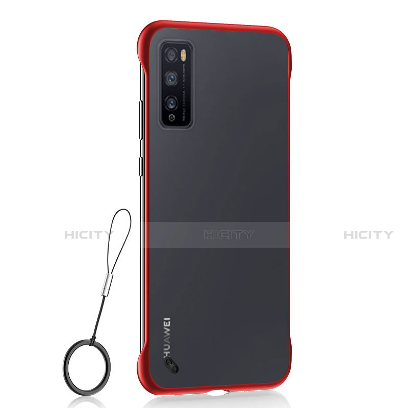 Handyhülle Hülle Crystal Hartschalen Tasche Schutzhülle H02 für Huawei Enjoy 20 Pro 5G Rot