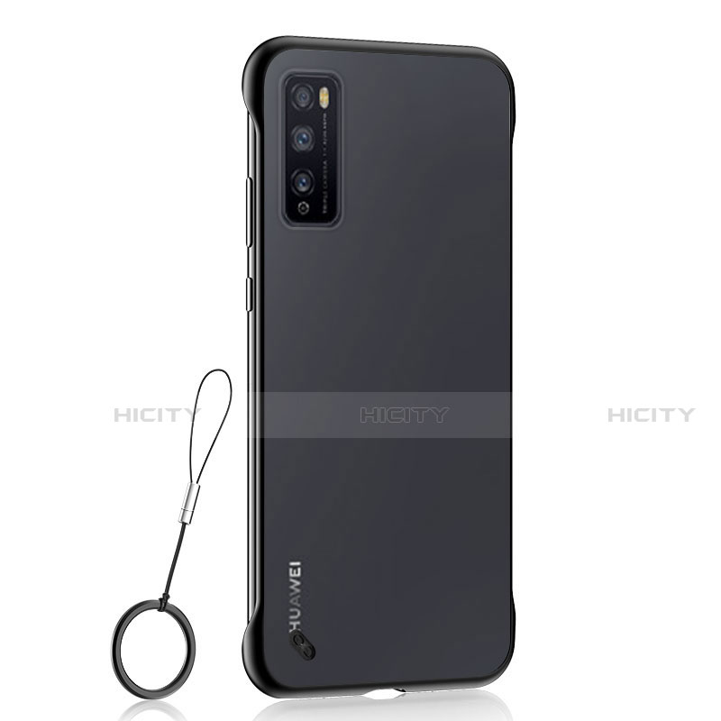 Handyhülle Hülle Crystal Hartschalen Tasche Schutzhülle H02 für Huawei Enjoy 20 Pro 5G Schwarz