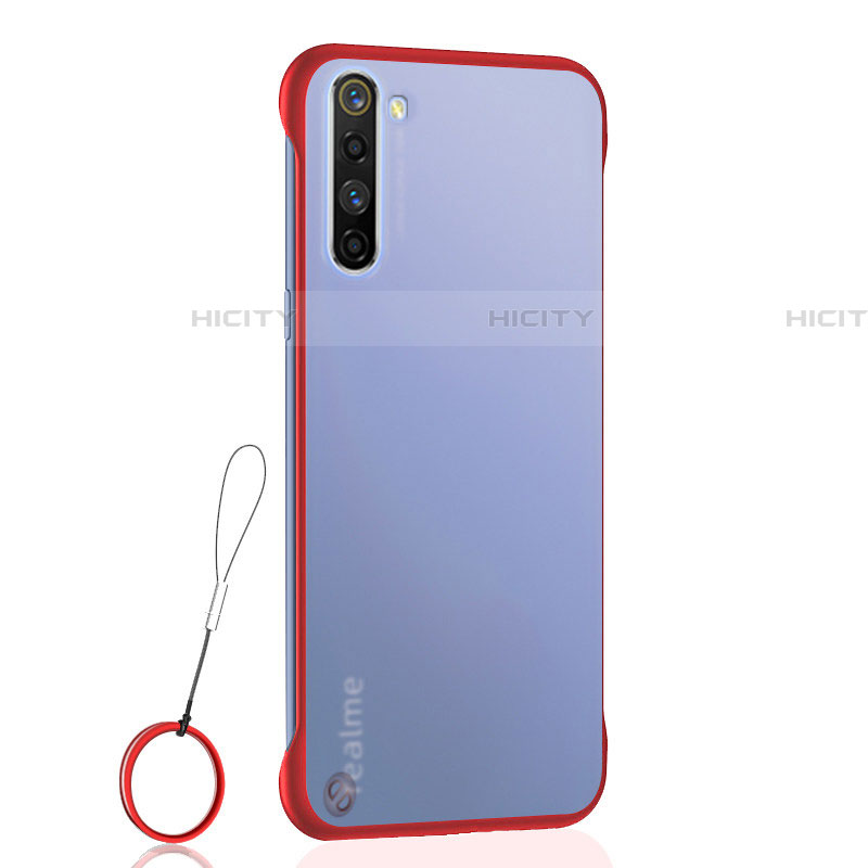 Handyhülle Hülle Crystal Hartschalen Tasche Schutzhülle H02 für Realme X50 Pro 5G Rot