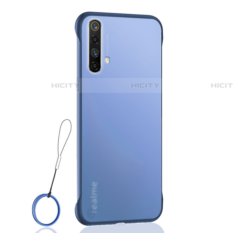 Handyhülle Hülle Crystal Hartschalen Tasche Schutzhülle H02 für Realme X50t 5G Blau