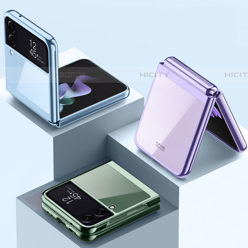 Handyhülle Hülle Crystal Hartschalen Tasche Schutzhülle H02 für Samsung Galaxy Z Flip4 5G