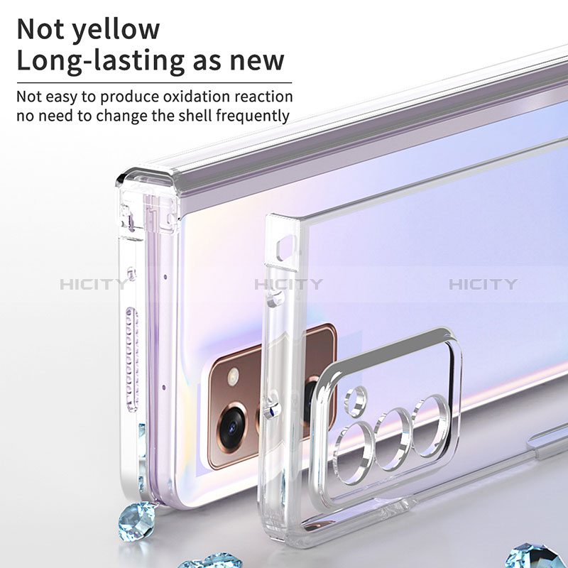 Handyhülle Hülle Crystal Hartschalen Tasche Schutzhülle H02 für Samsung Galaxy Z Fold2 5G groß