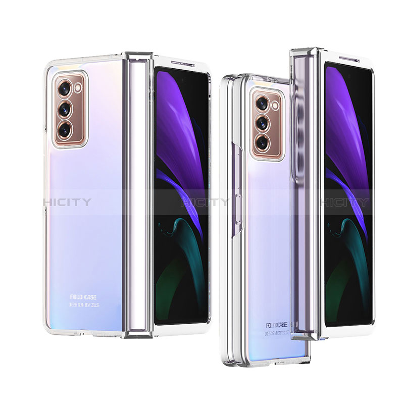 Handyhülle Hülle Crystal Hartschalen Tasche Schutzhülle H02 für Samsung Galaxy Z Fold2 5G groß