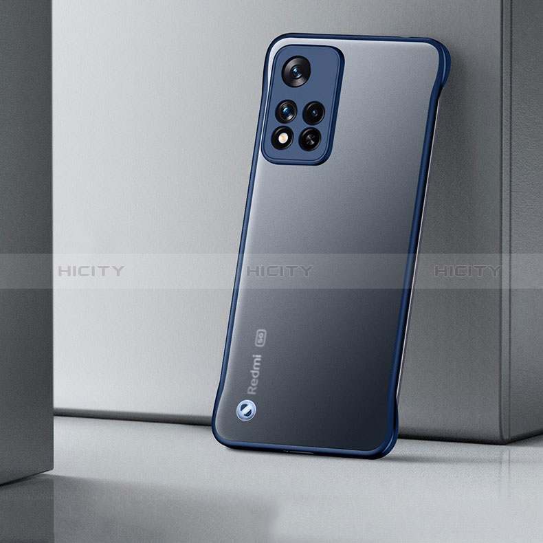 Handyhülle Hülle Crystal Hartschalen Tasche Schutzhülle H02 für Xiaomi Mi 11i 5G (2022) Blau Plus