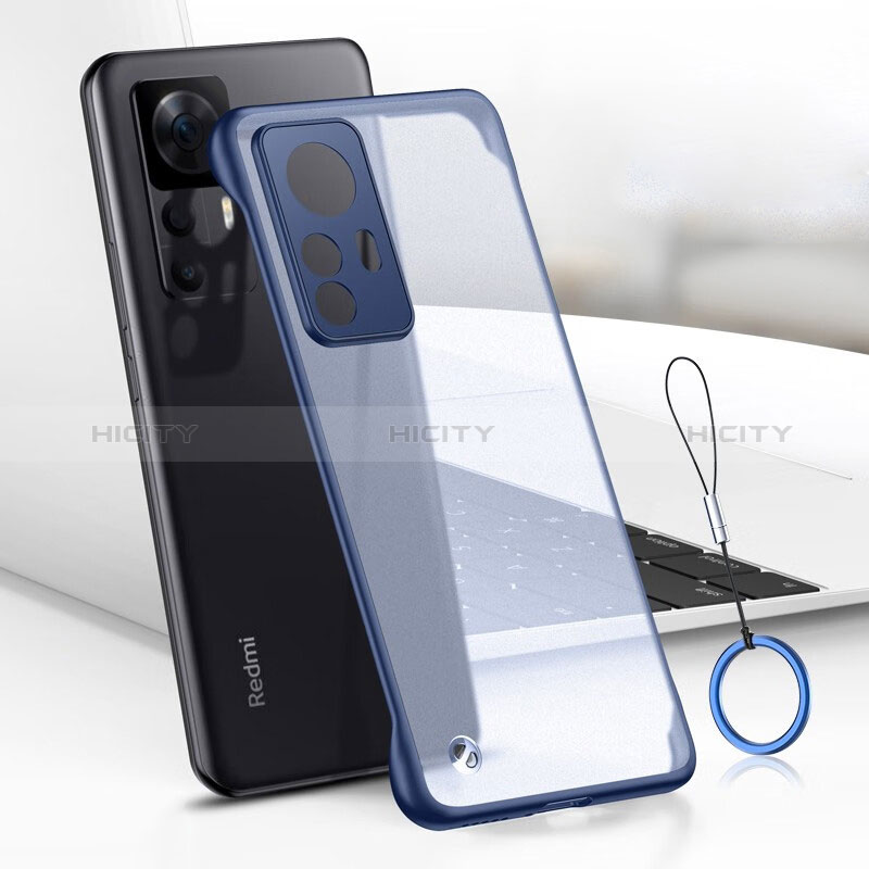 Handyhülle Hülle Crystal Hartschalen Tasche Schutzhülle H02 für Xiaomi Mi 12T 5G Blau