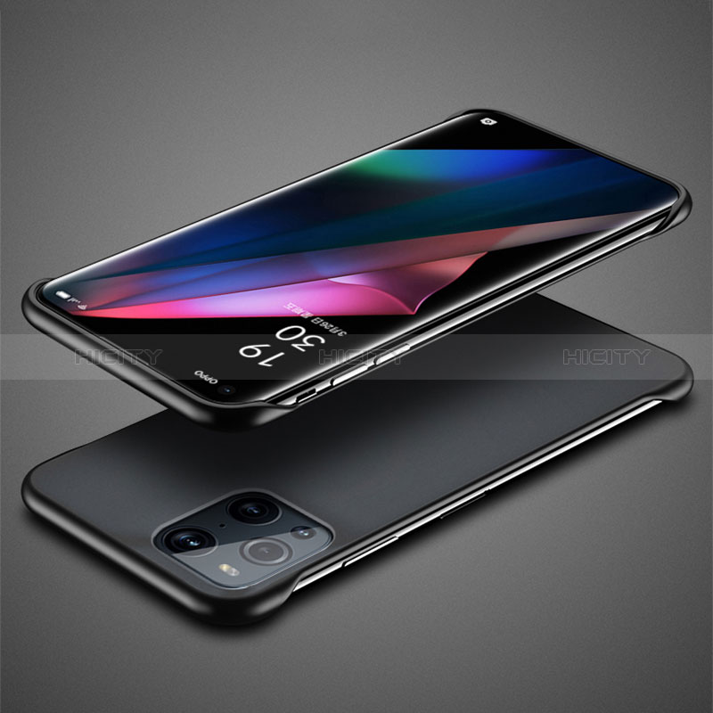 Handyhülle Hülle Crystal Hartschalen Tasche Schutzhülle H03 für Oppo Find X3 5G groß