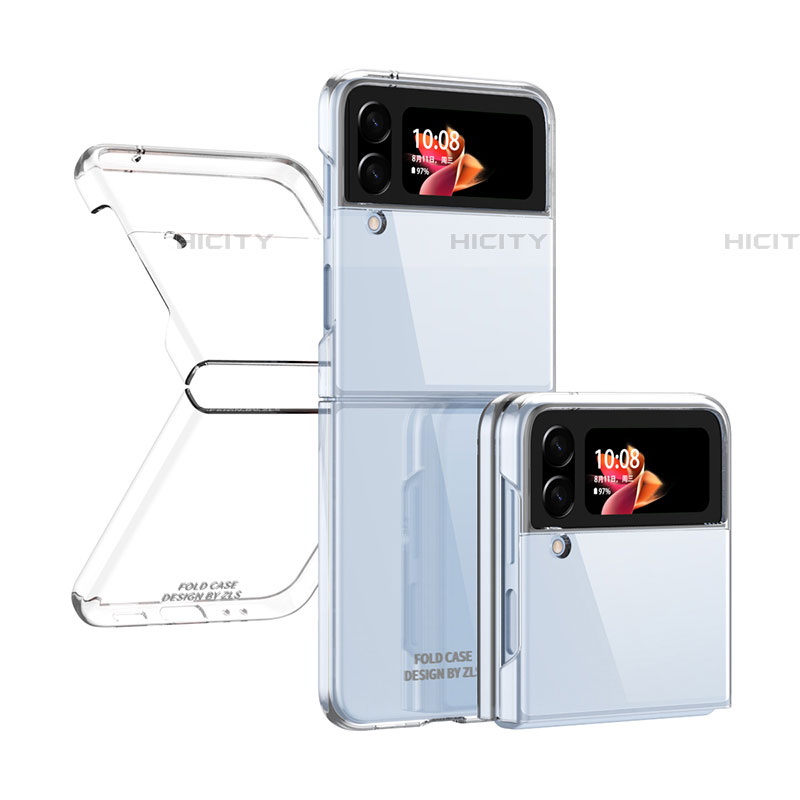 Handyhülle Hülle Crystal Hartschalen Tasche Schutzhülle H03 für Samsung Galaxy Z Flip4 5G