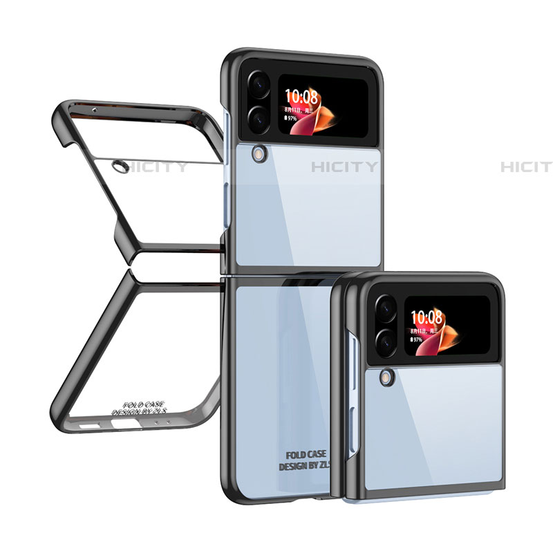Handyhülle Hülle Crystal Hartschalen Tasche Schutzhülle H03 für Samsung Galaxy Z Flip4 5G