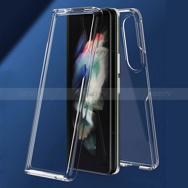 Handyhülle Hülle Crystal Hartschalen Tasche Schutzhülle H03 für Samsung Galaxy Z Fold3 5G