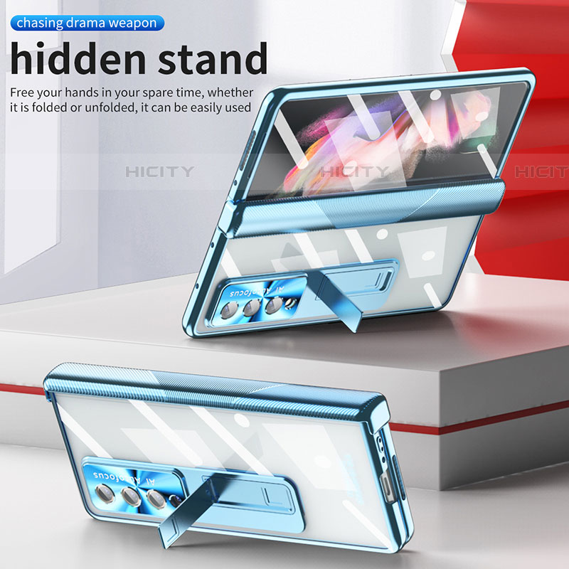 Handyhülle Hülle Crystal Hartschalen Tasche Schutzhülle H05 für Samsung Galaxy Z Fold4 5G