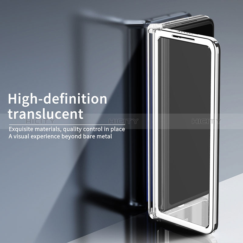 Handyhülle Hülle Crystal Hartschalen Tasche Schutzhülle H06 für Samsung Galaxy Z Fold3 5G groß