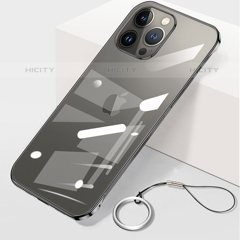 Handyhülle Hülle Crystal Hartschalen Tasche Schutzhülle H09 für Apple iPhone 15 Pro Max groß