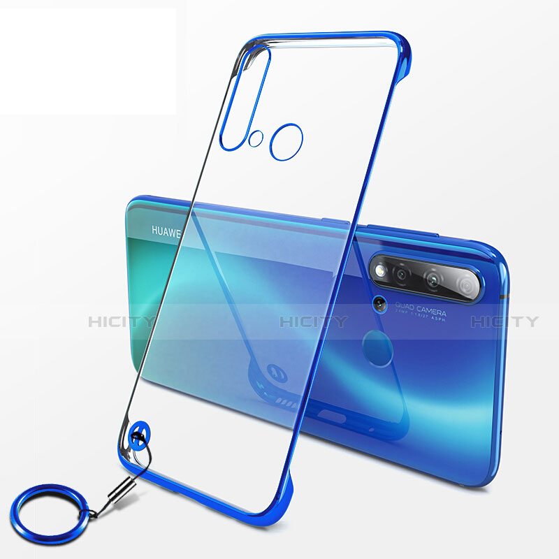 Handyhülle Hülle Crystal Hartschalen Tasche Schutzhülle K01 für Huawei Nova 5i Blau Plus