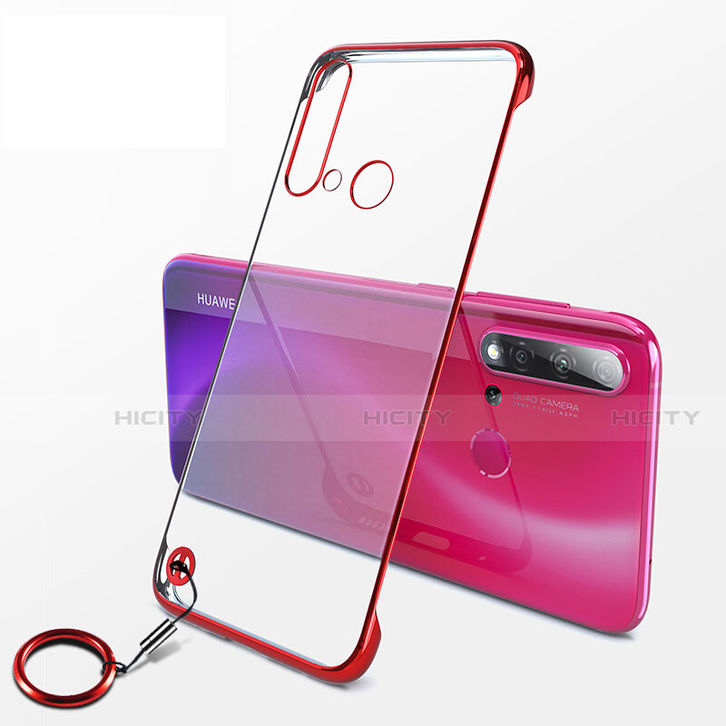 Handyhülle Hülle Crystal Hartschalen Tasche Schutzhülle K01 für Huawei Nova 5i Rot Plus