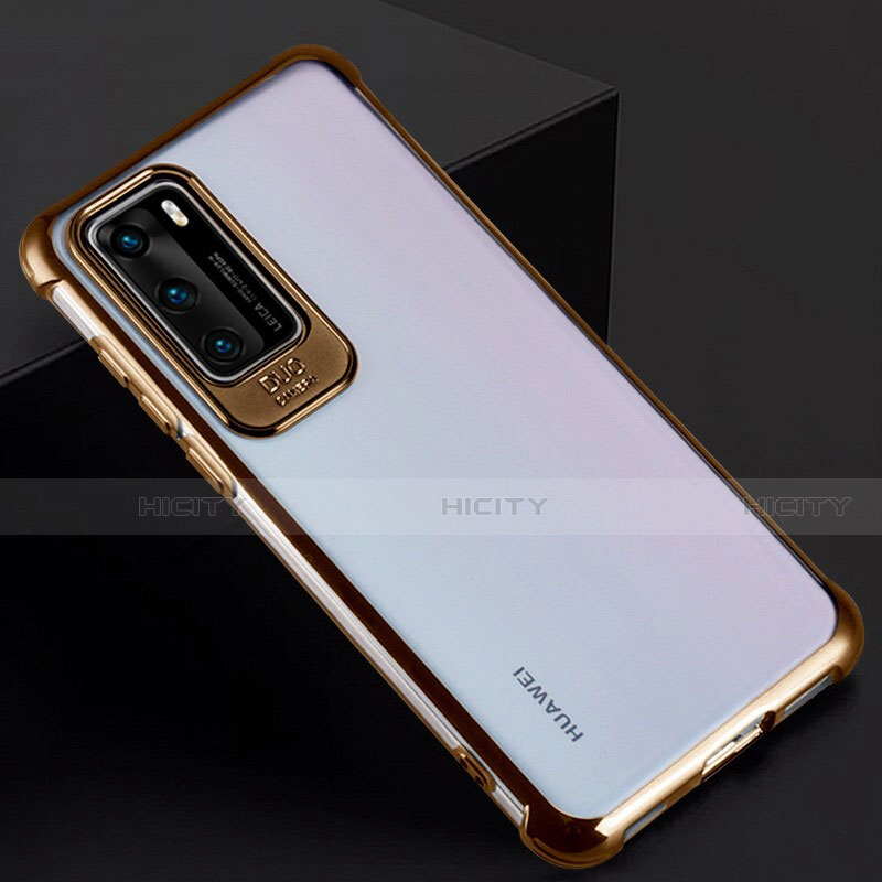 Handyhülle Hülle Crystal Hartschalen Tasche Schutzhülle N01 für Huawei P40 Gold Plus