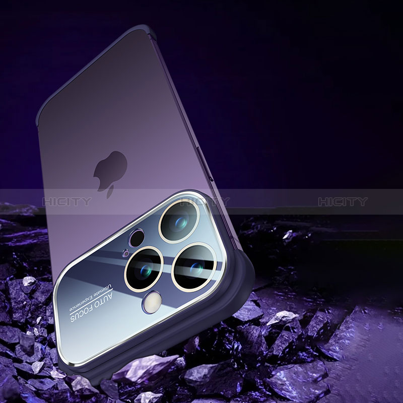 Handyhülle Hülle Crystal Hartschalen Tasche Schutzhülle QC4 für Apple iPhone 14 Pro Max