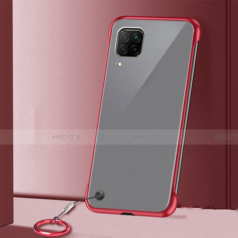 Handyhülle Hülle Crystal Hartschalen Tasche Schutzhülle S01 für Huawei Nova 7i Rot Plus