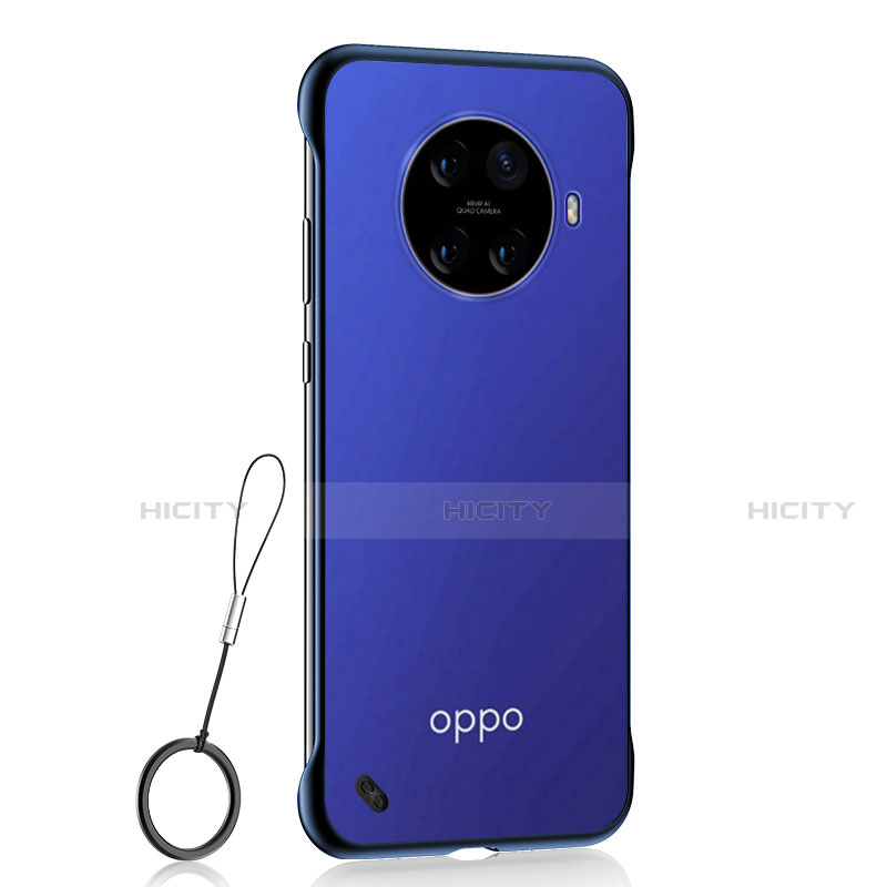 Handyhülle Hülle Crystal Hartschalen Tasche Schutzhülle S01 für Oppo Ace2 Blau