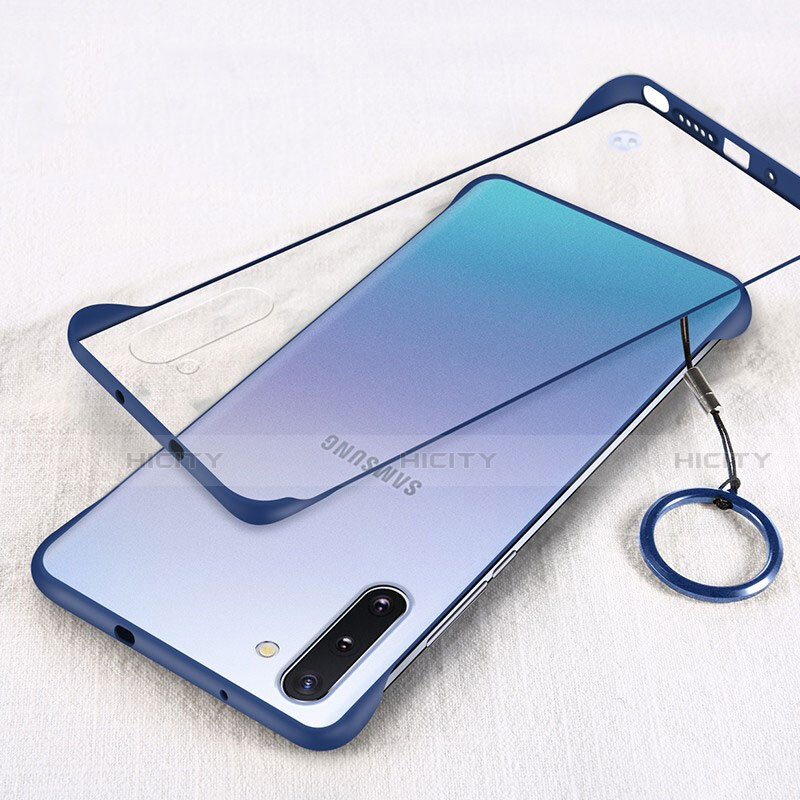 Handyhülle Hülle Crystal Hartschalen Tasche Schutzhülle S01 für Samsung Galaxy Note 10 5G Blau