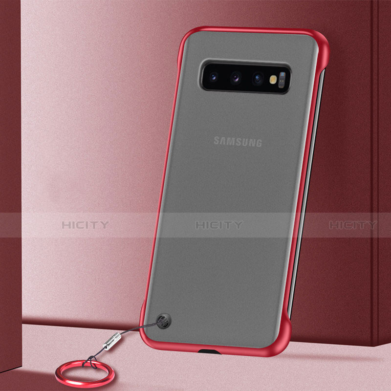 Handyhülle Hülle Crystal Hartschalen Tasche Schutzhülle S01 für Samsung Galaxy S10 groß