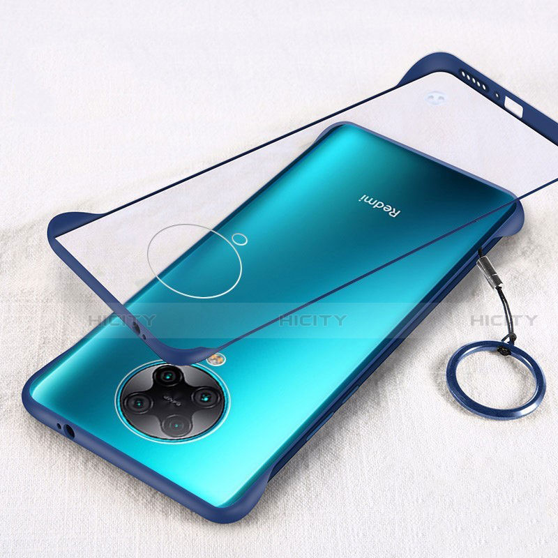 Handyhülle Hülle Crystal Hartschalen Tasche Schutzhülle S01 für Xiaomi Redmi K30 Pro Zoom Blau Plus