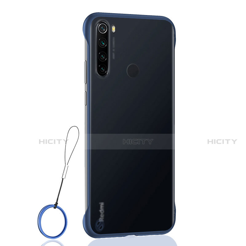 Handyhülle Hülle Crystal Hartschalen Tasche Schutzhülle S02 für Xiaomi Redmi Note 8 (2021) Blau