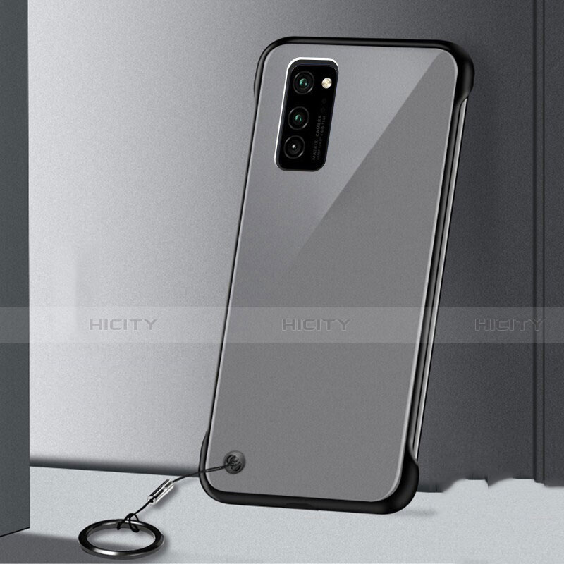 Handyhülle Hülle Crystal Hartschalen Tasche Schutzhülle S03 für Huawei Honor View 30 5G Schwarz Plus