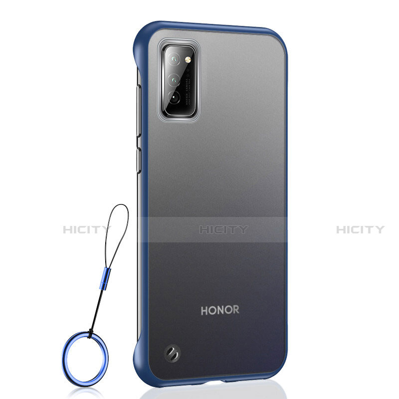 Handyhülle Hülle Crystal Hartschalen Tasche Schutzhülle S04 für Huawei Honor V30 5G Blau