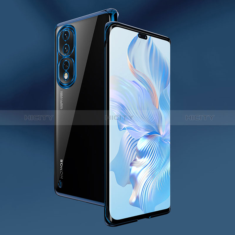 Handyhülle Hülle Crystal Rahmenlos Hartschalen Tasche Schutzhülle H01 für Huawei Honor 80 Pro 5G groß