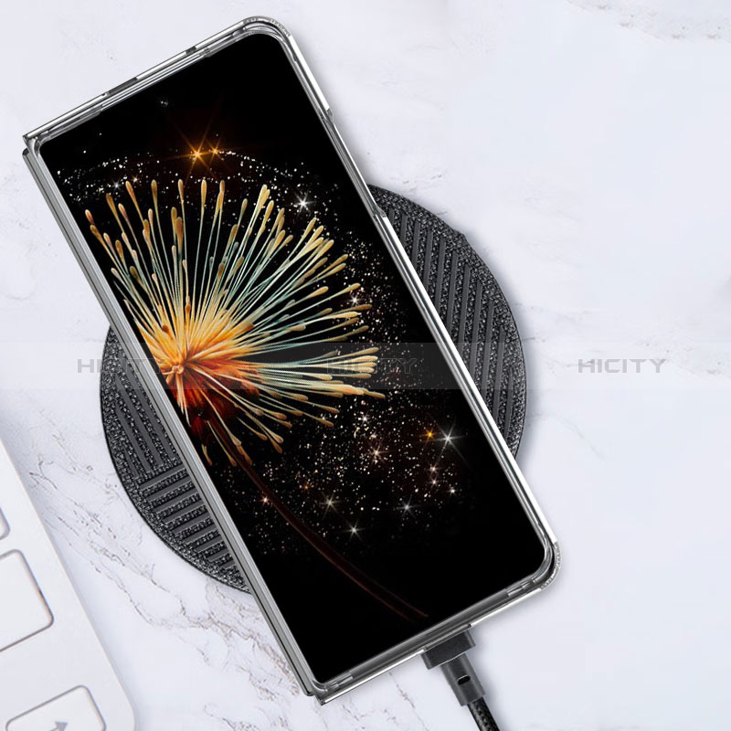 Handyhülle Hülle Crystal Rahmenlos Hartschalen Tasche Schutzhülle T01 für Xiaomi Mix Fold 3 5G Klar