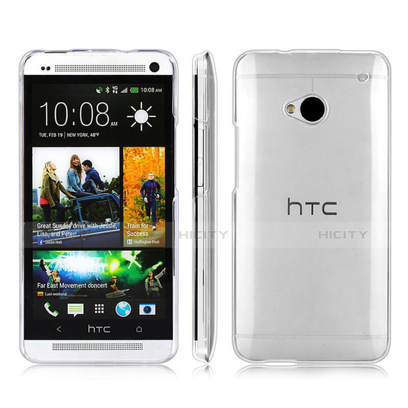 Handyhülle Hülle Crystal Schutzhülle Tasche für HTC One M7 Klar groß