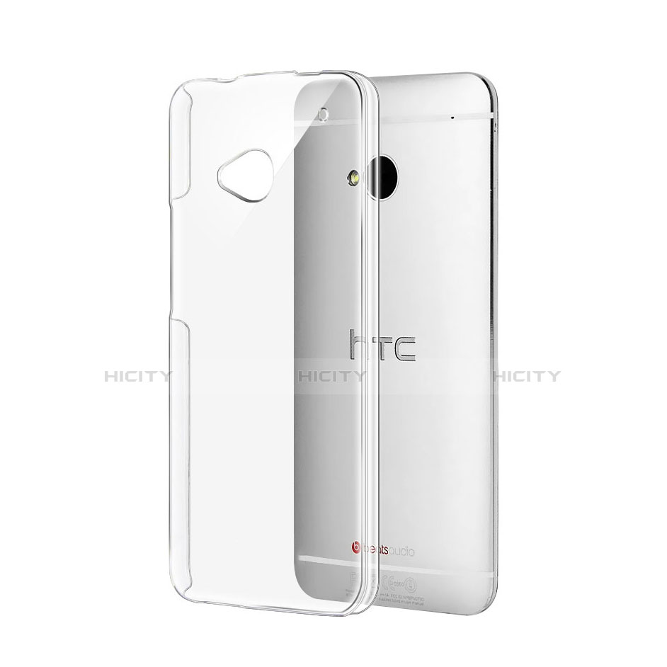 Handyhülle Hülle Crystal Schutzhülle Tasche für HTC One M7 Klar groß