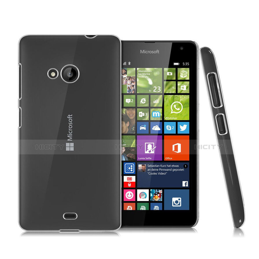 Handyhülle Hülle Crystal Schutzhülle Tasche für Microsoft Lumia 535 Klar