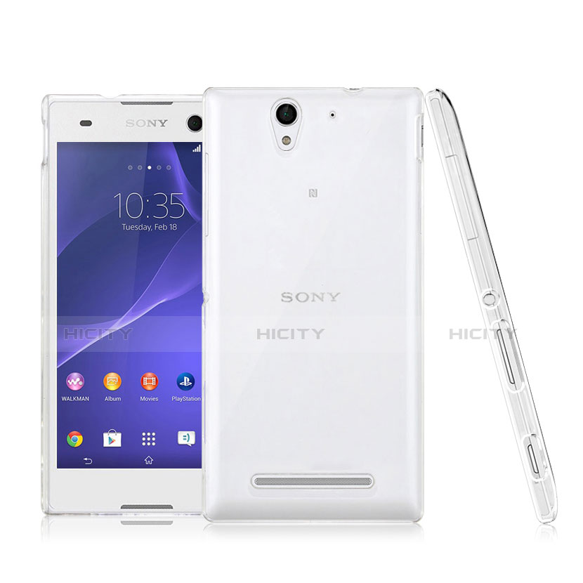 Handyhülle Hülle Crystal Schutzhülle Tasche für Sony Xperia C3 Klar