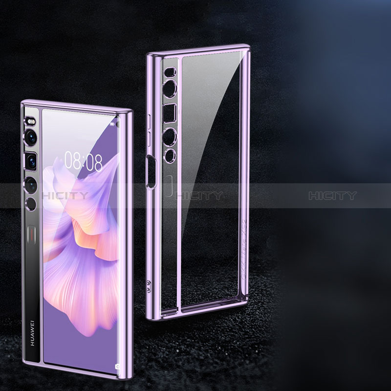 Handyhülle Hülle Crystal Tasche Schutzhülle AC1 für Huawei Mate Xs 2 Violett