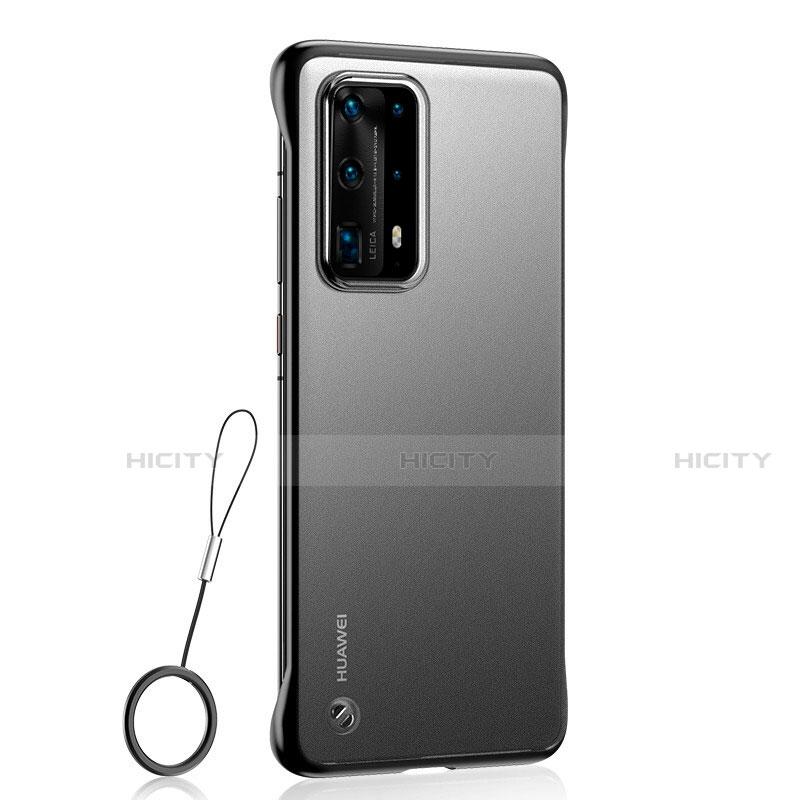 Handyhülle Hülle Crystal Tasche Schutzhülle C01 für Huawei P40 Pro+ Plus Schwarz