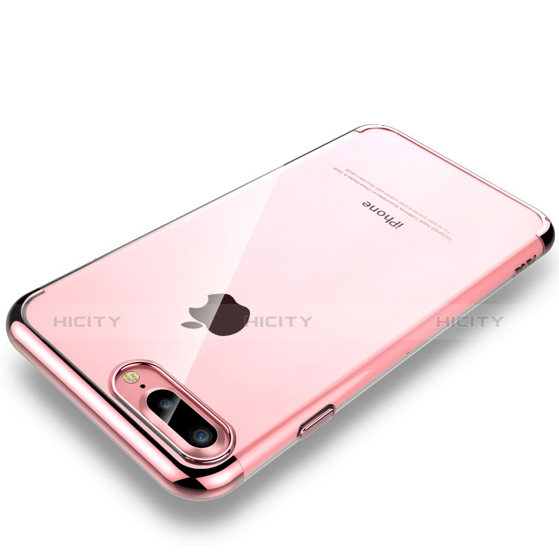 Handyhülle Hülle Crystal Tasche Schutzhülle H01 für Apple iPhone 8 Plus Rosegold