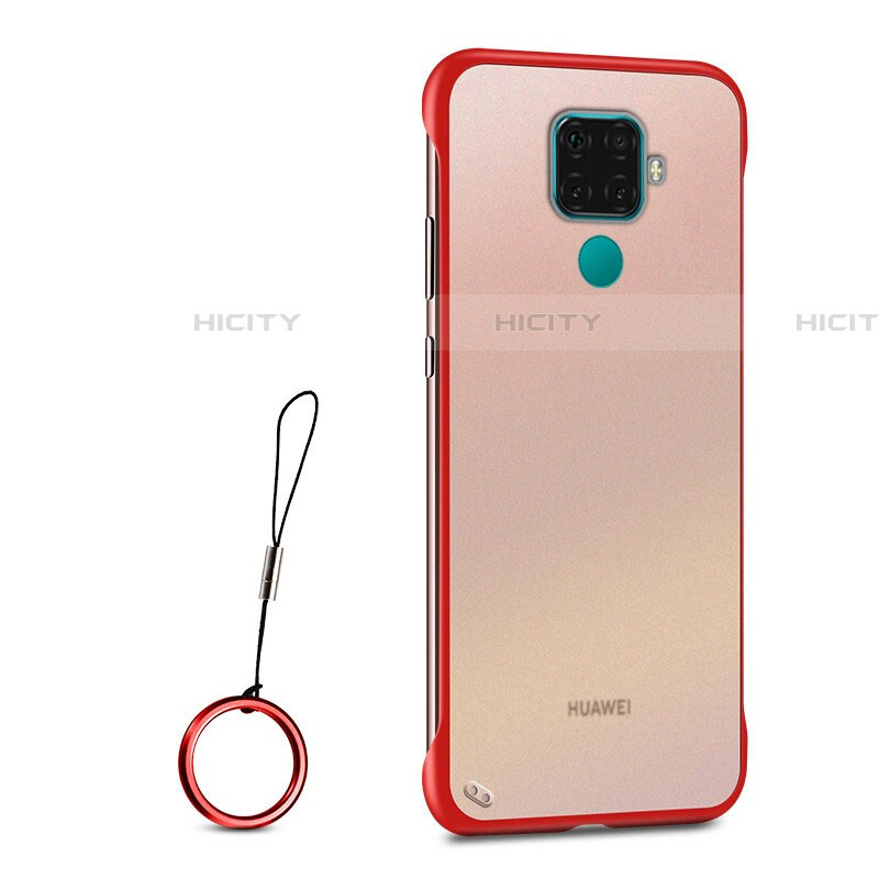 Handyhülle Hülle Crystal Tasche Schutzhülle H01 für Huawei Nova 5i Pro Rot Plus