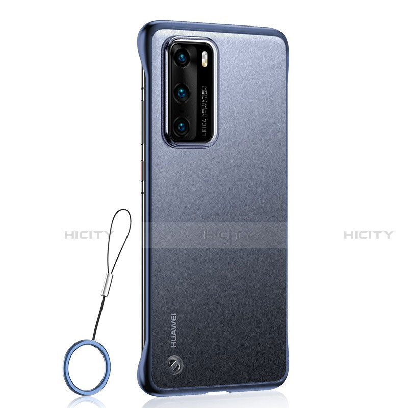 Handyhülle Hülle Crystal Tasche Schutzhülle H01 für Huawei P40 Blau Plus