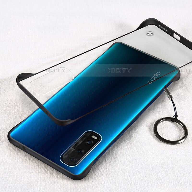 Handyhülle Hülle Crystal Tasche Schutzhülle H01 für Oppo Find X2 Schwarz