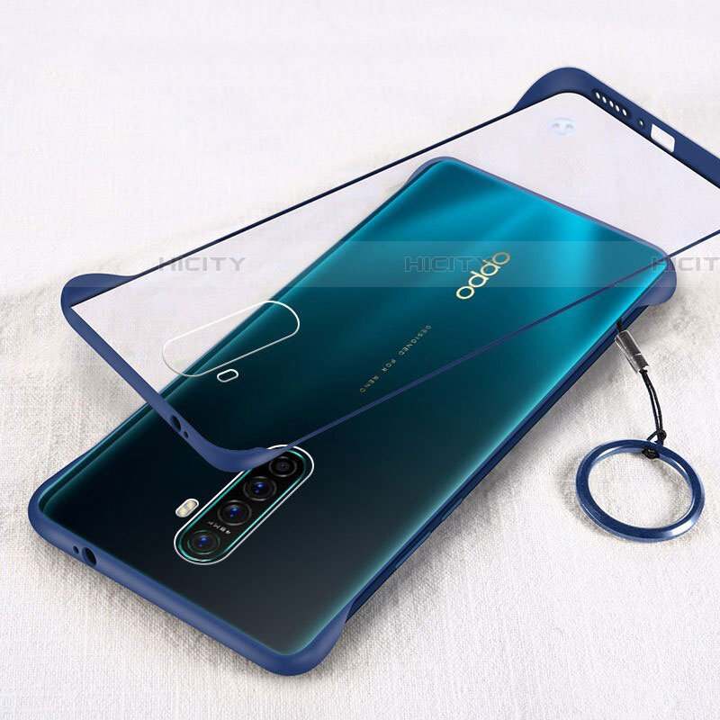 Handyhülle Hülle Crystal Tasche Schutzhülle H01 für Oppo Reno Ace Blau