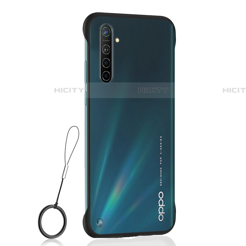 Handyhülle Hülle Crystal Tasche Schutzhülle H01 für Realme XT Schwarz