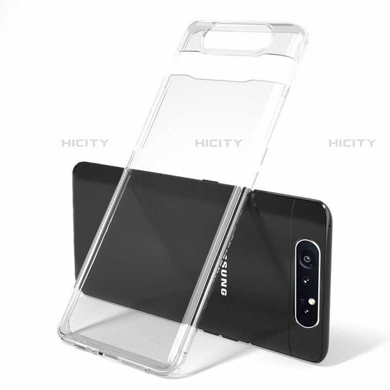 Handyhülle Hülle Crystal Tasche Schutzhülle H01 für Samsung Galaxy A80 Klar