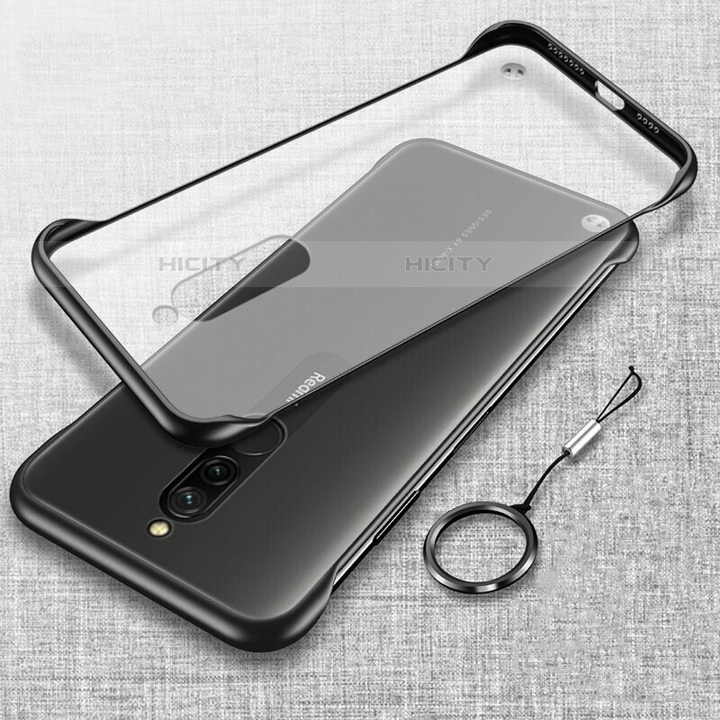 Handyhülle Hülle Crystal Tasche Schutzhülle H01 für Xiaomi Redmi 8 Schwarz