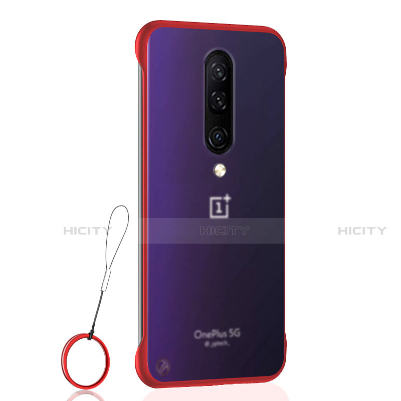 Handyhülle Hülle Crystal Tasche Schutzhülle H02 für OnePlus 8 Rot