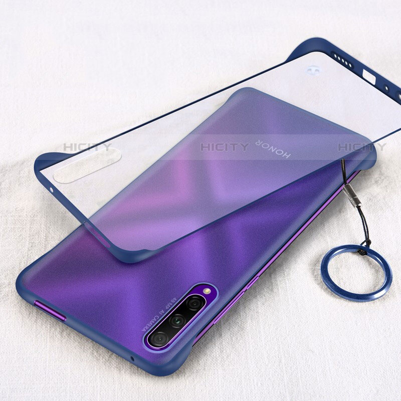 Handyhülle Hülle Crystal Tasche Schutzhülle H03 für Huawei P Smart Pro (2019) Blau