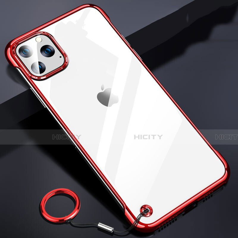 Handyhülle Hülle Crystal Tasche Schutzhülle S01 für Apple iPhone 11 Pro Rot Plus