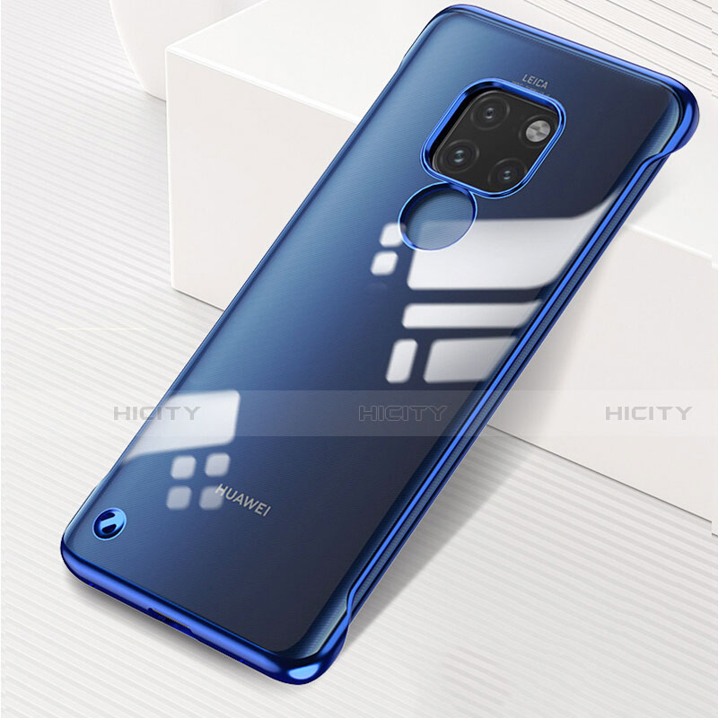 Handyhülle Hülle Crystal Tasche Schutzhülle S01 für Huawei Mate 20 Blau