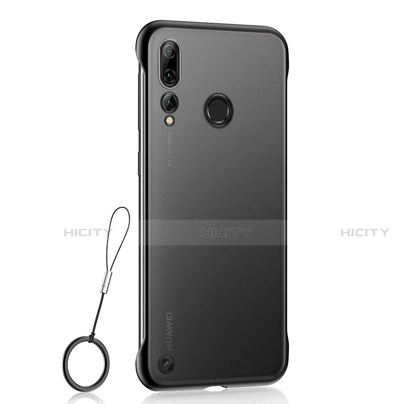 Handyhülle Hülle Crystal Tasche Schutzhülle S01 für Huawei P Smart+ Plus (2019) Schwarz