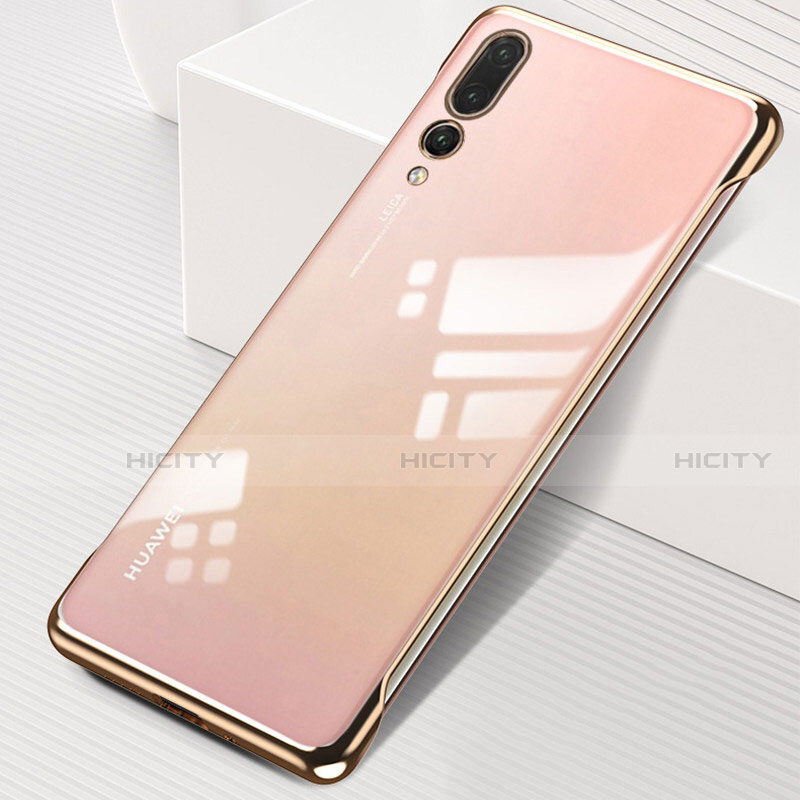 Handyhülle Hülle Crystal Tasche Schutzhülle S01 für Huawei P20 Pro Gold